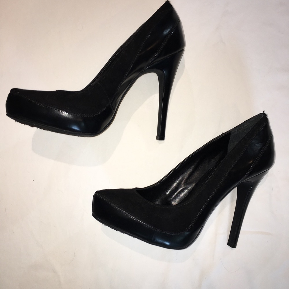 BCBGeneration leather and suede heels size 7 - Picture 2 of 6